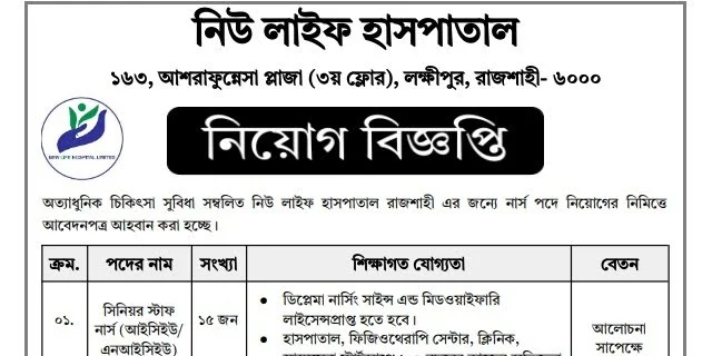নিউ লাইফ হাসপাতাল রাজশাহী